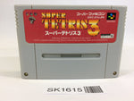 SK1615 Super Tetris 3 SNES Super Famicom Japan