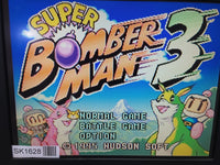 SK1628 SF Memory Bomberman 3 Umino Nushitsuri  SNES Super Famicom Japan