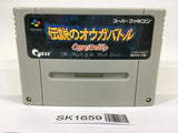 SK1659 Ogre Battle The March of the Black Queen SNES Super Famicom Japan