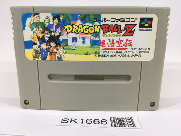 SK1666 Dragon Ball Z Super Goku Den Totsugeki Hen SNES Super Famicom Japan