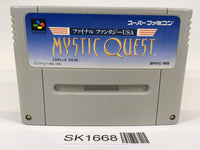 SK1668 Final Fantasy USA Mystic Quest SNES Super Famicom Japan