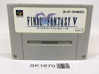 SK1670 Final Fantasy 5 V SNES Super Famicom Japan