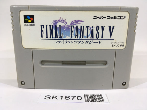 SK1670 Final Fantasy 5 V SNES Super Famicom Japan
