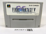 SK1671 Final Fantasy 5 V SNES Super Famicom Japan