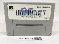 SK1671 Final Fantasy 5 V SNES Super Famicom Japan