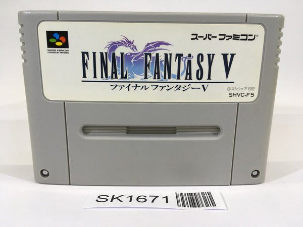 SK1671 Final Fantasy 5 V SNES Super Famicom Japan