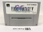 SK1672 Final Fantasy 5 V SNES Super Famicom Japan