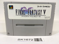 SK1672 Final Fantasy 5 V SNES Super Famicom Japan