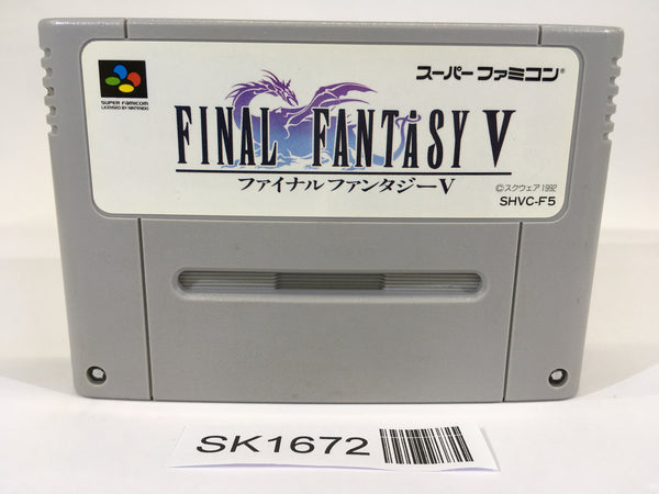 SK1672 Final Fantasy 5 V SNES Super Famicom Japan