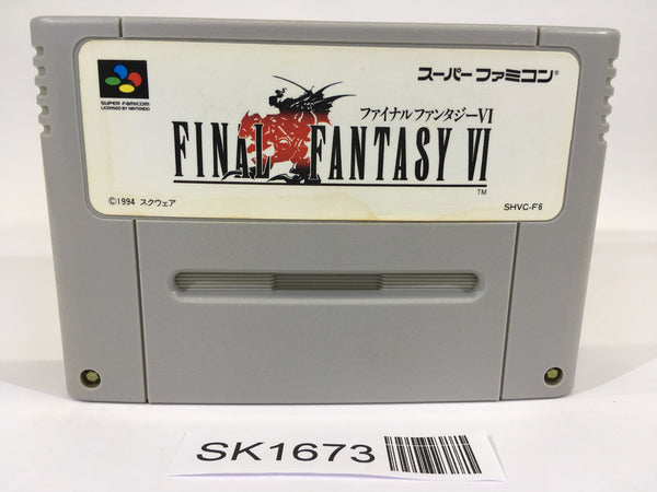 SK1673 Final Fantasy VI 6 SNES Super Famicom Japan
