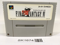 SK1674 Final Fantasy VI 6 SNES Super Famicom Japan