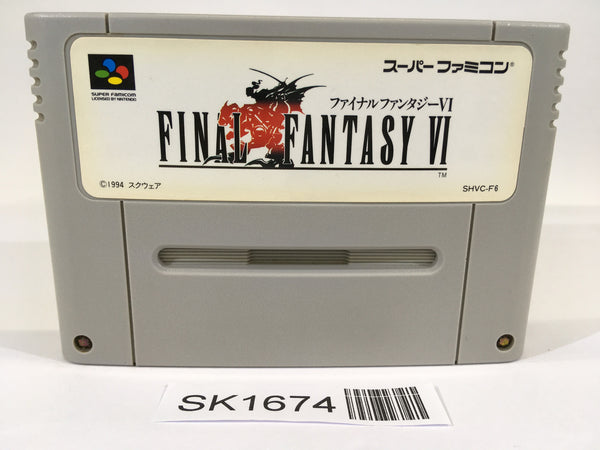 SK1674 Final Fantasy VI 6 SNES Super Famicom Japan