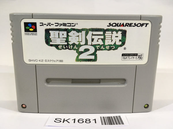 SK1681 Seiken Densetsu 2 Secret of Mana SNES Super Famicom Japan