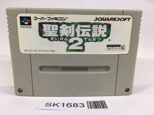 SK1683 Seiken Densetsu 2 Secret of Mana SNES Super Famicom Japan