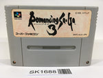 SK1688 Romancing Sa Ga 3 SNES Super Famicom Japan