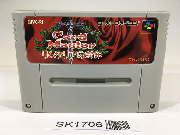 SK1706 Card Master Rimusaria no Fuuin SNES Super Famicom Japan