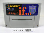 SK1711 Shin Megami Tensei if... SNES Super Famicom Japan