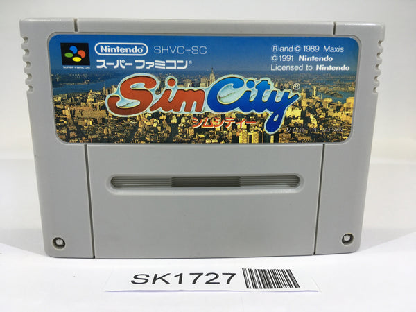 SK1727 Sim City SNES Super Famicom Japan