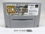 SK1729 Sim City 2000 SNES Super Famicom Japan