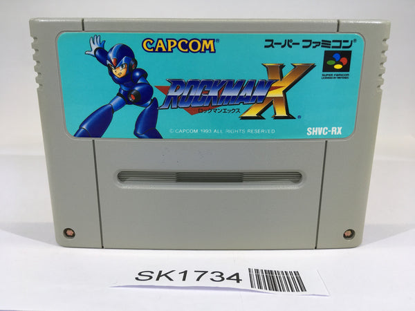 SK1734 Rockman X Megaman SNES Super Famicom Japan