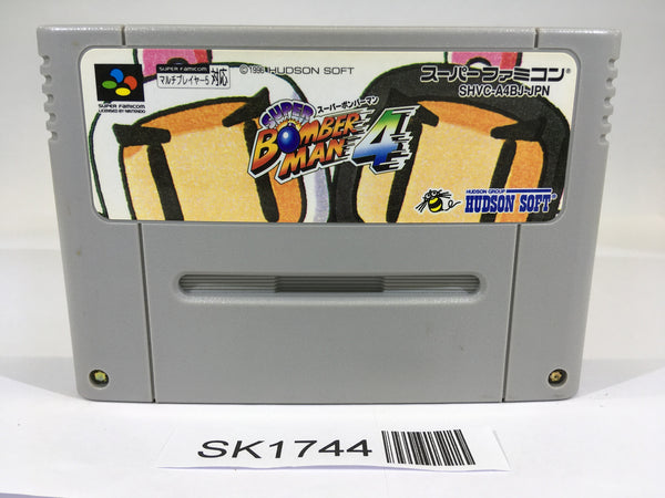 SK1744 Super Bomberman 4 SNES Super Famicom Japan