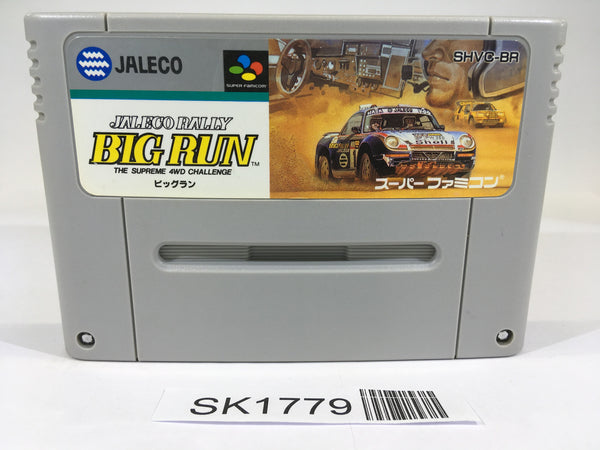 SK1779 Big Run The Supreme 4WD Challenge SNES Super Famicom Japan