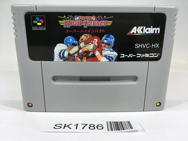 SK1786 Super High Impact American Football SNES Super Famicom Japan