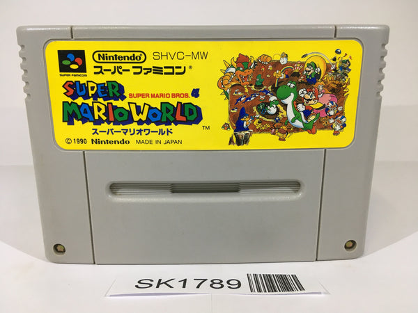 SK1789 Super Mario World SNES Super Famicom Japan
