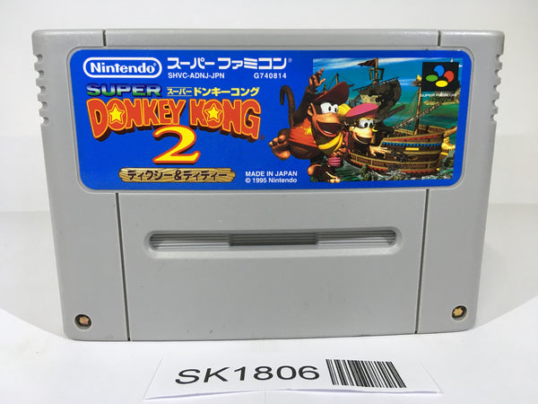 SK1806 Super Donkey Kong Country 2 SNES Super Famicom Japan