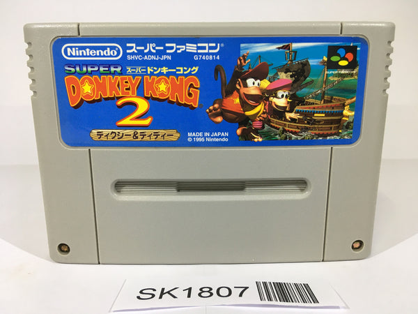 SK1807 Super Donkey Kong Country 2 SNES Super Famicom Japan
