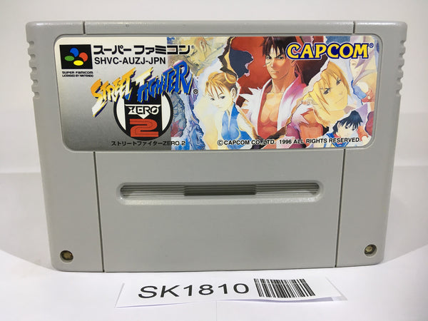 SK1810 Street Fighter Zero 2 Alpha SNES Super Famicom Japan