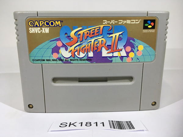 SK1811 Super Street Fighter II 2 SNES Super Famicom Japan