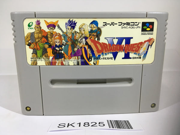 SK1825 Dragon Quest VI 6 SNES Super Famicom Japan