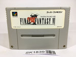 SK1839 Final Fantasy VI 6 SNES Super Famicom Japan