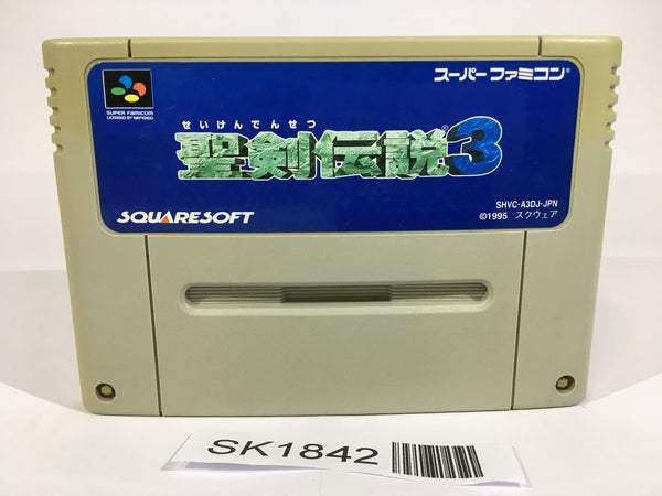 SK1842 Seiken Densetsu 3 Secret of Mana SNES Super Famicom Japan