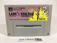 SK1859 Lady Stalker Kako kara no Chousen SNES Super Famicom Japan