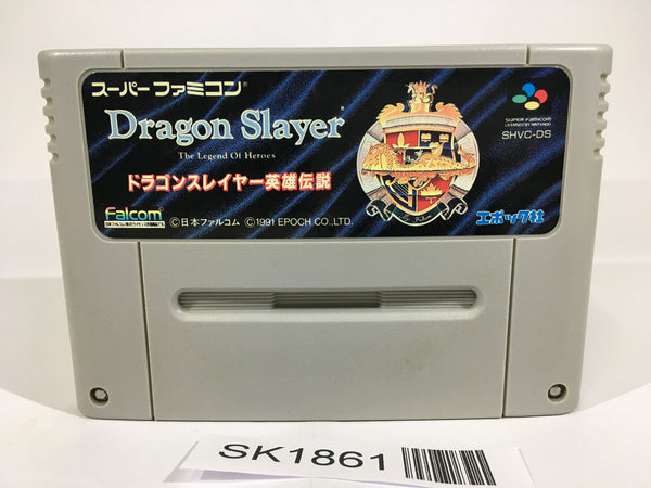 SK1861 Dragon Slayer Eiyuu Densetsu SNES Super Famicom Japan