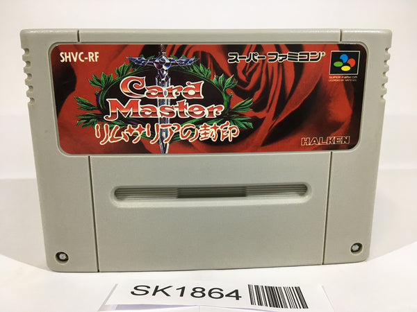 SK1864 Card Master Rimusaria no Fuuin SNES Super Famicom Japan