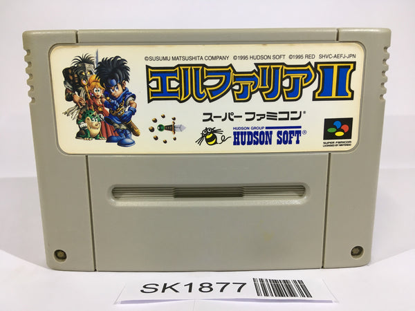 SK1877 Elfaria II 2 The Quest of the Meld SNES Super Famicom Japan