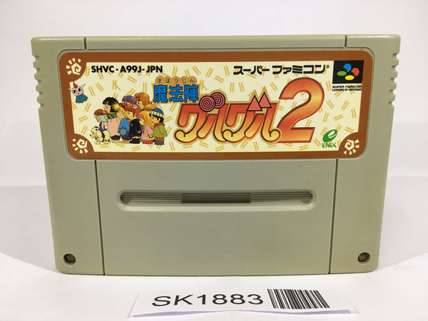SK1883 Mahoujin Guru Guru 2 Magical SNES Super Famicom Japan