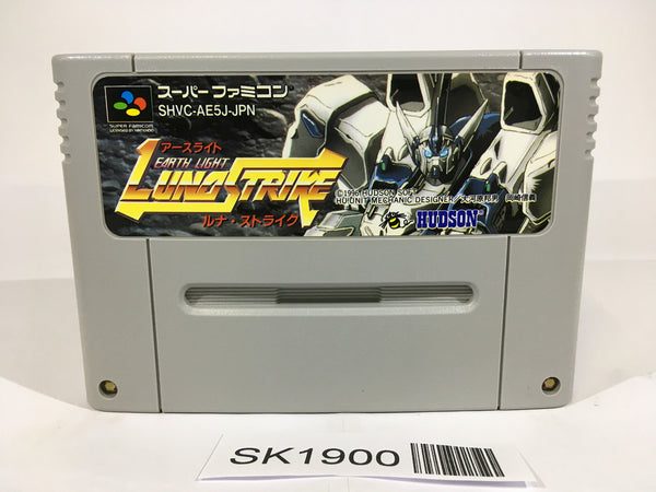 SK1900 Earth Light Luna Strike SNES Super Famicom Japan