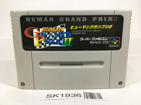SK1936 Human Grand Prix 2 Racing SNES Super Famicom Japan