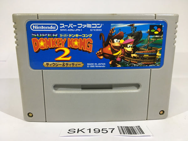 SK1957 Super Donkey Kong Country 2 SNES Super Famicom Japan