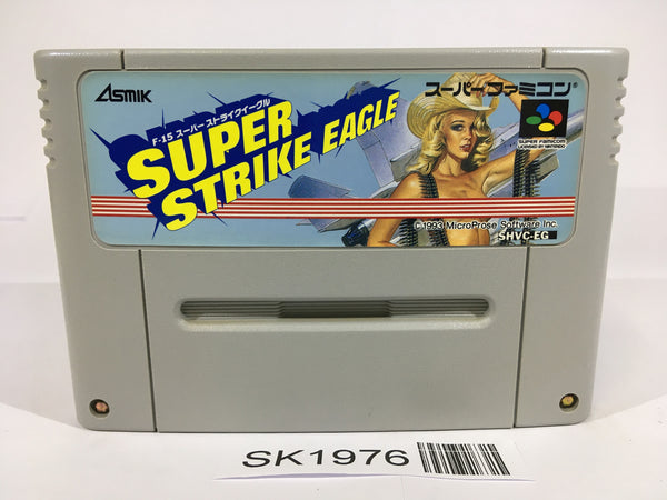 SK1976 F15 Super Strike Eagle SNES Super Famicom Japan