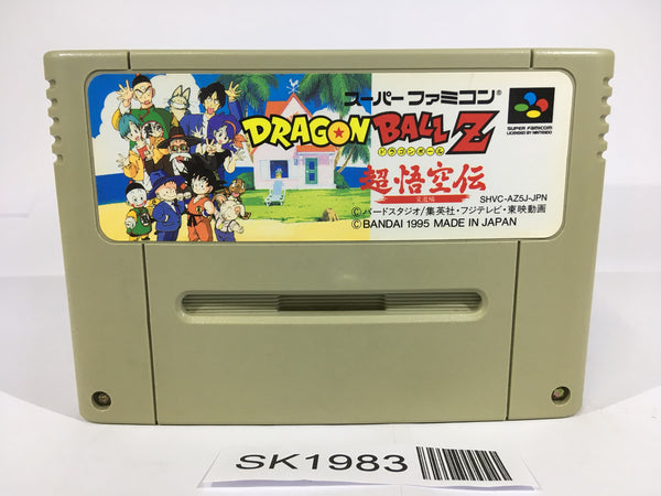 SK1983 Dragon Ball Z Super Goku Den Totsugeki Hen SNES Super Famicom Japan