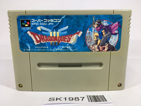 SK1987 Dragon Quest III 3 SNES Super Famicom Japan