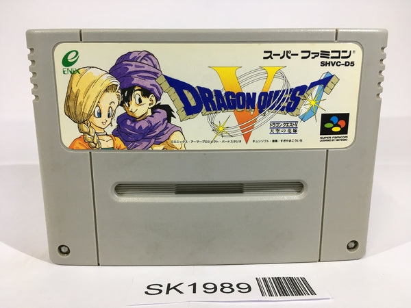SK1989 Dragon Quest V 5 SNES Super Famicom Japan