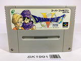 SK1991 Dragon Quest V 5 SNES Super Famicom Japan