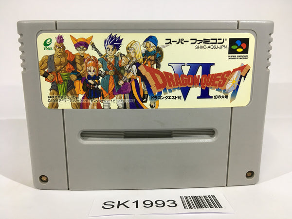 SK1993 Dragon Quest VI 6 SNES Super Famicom Japan