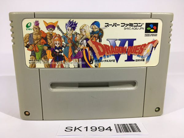 SK1994 Dragon Quest VI 6 SNES Super Famicom Japan